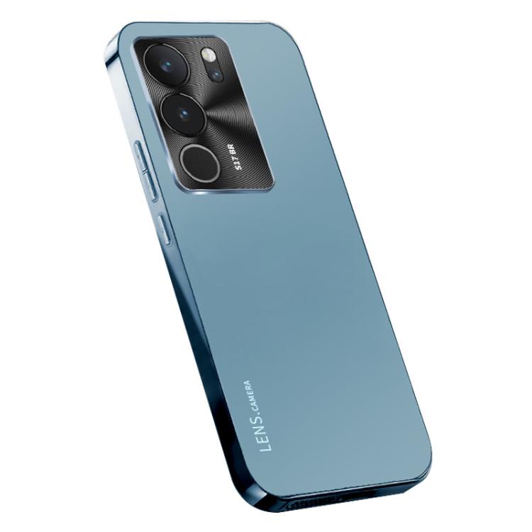 For vivo V29 Pro AG Frosted Electroplating Acrylic Phone Case