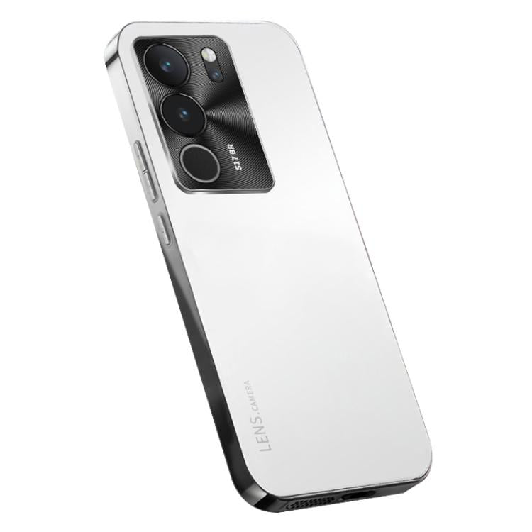 For vivo V29 Pro AG Frosted Electroplating Acrylic Phone Case