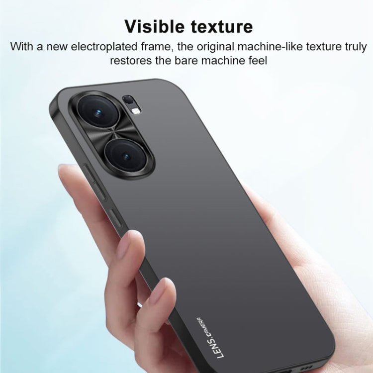 For vivo iQOO 11 AG Frosted Electroplating Acrylic Phone Case