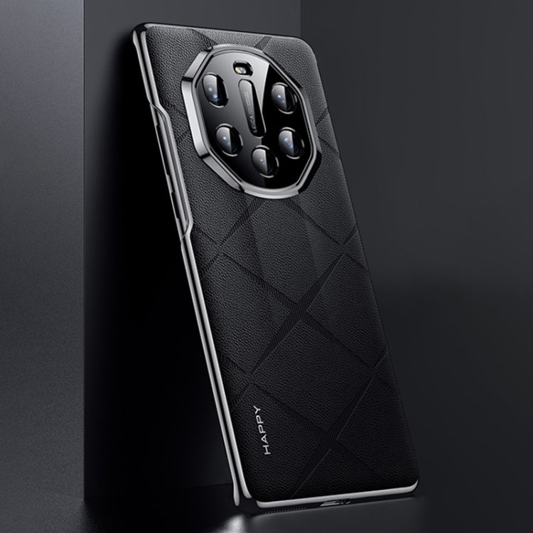 For Huawei Mate 40 RS Porsche Design Plain Leather PC Phone Case