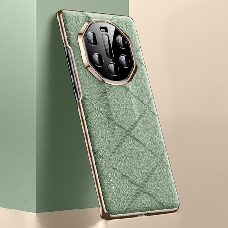 For Huawei Mate 40 RS Porsche Design Plain Leather PC Phone Case