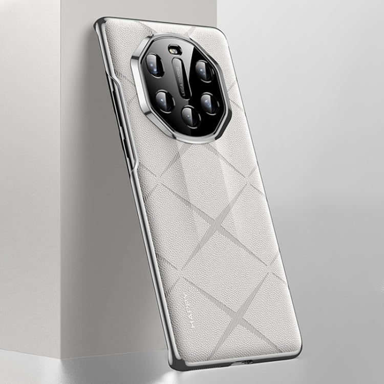 For Huawei Mate 40 RS Porsche Design Plain Leather PC Phone Case