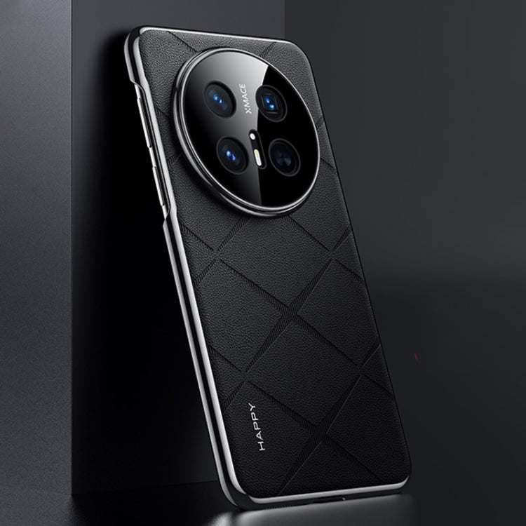 For Huawei Mate 70 Pro / 70 Pro+ Plain Leather PC Phone Case
