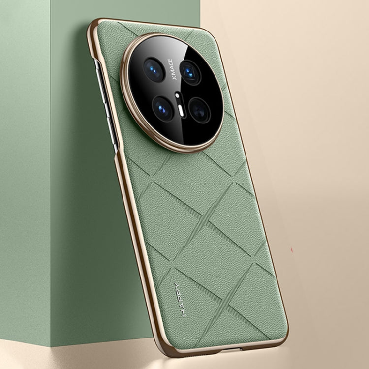 For Huawei Mate 70 Pro / 70 Pro+ Plain Leather PC Phone Case