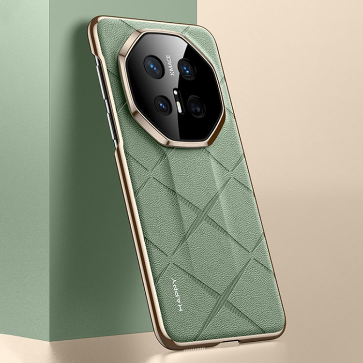 For Huawei Mate 70 RS Ultimate Plain Leather PC Phone Case