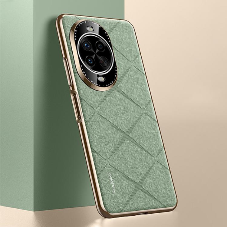 For Huawei nova 14 Plain Leather PC Phone Case