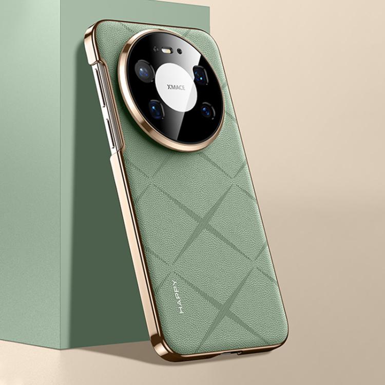 For Huawei Mate 80 Pro Max Plain Leather PC Phone Case