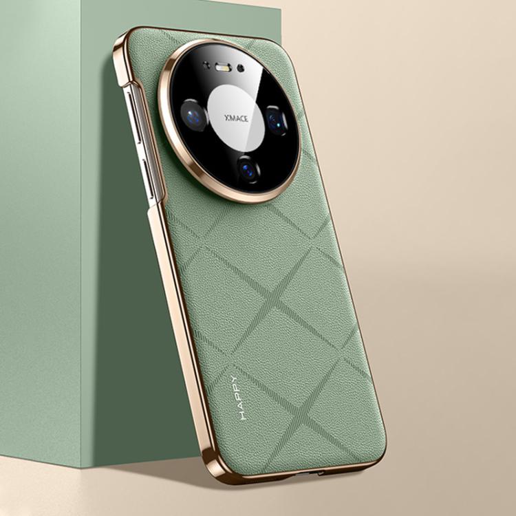 For Huawei Mate 80 Plain Leather PC Phone Case