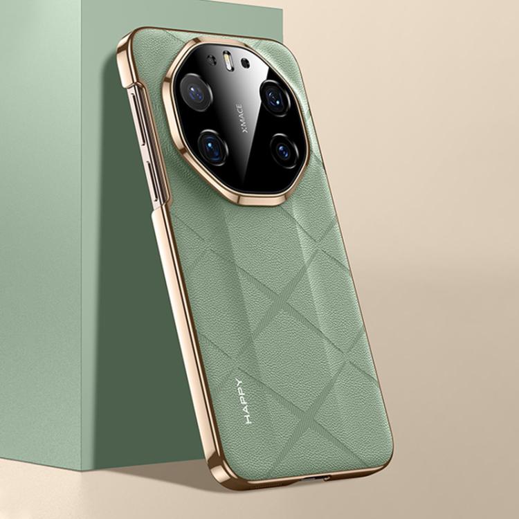 For Huawei Mate 80 RS Ultimate Plain Leather PC Phone Case