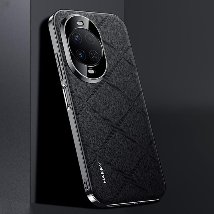 For Huawei nova 15 Plain Leather PC Phone Case