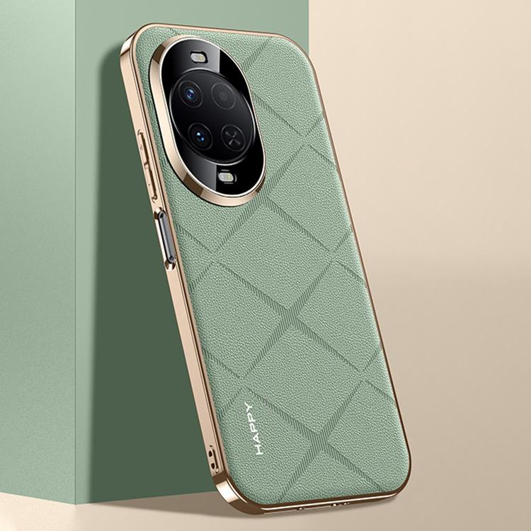 For Huawei nova 15 Plain Leather PC Phone Case