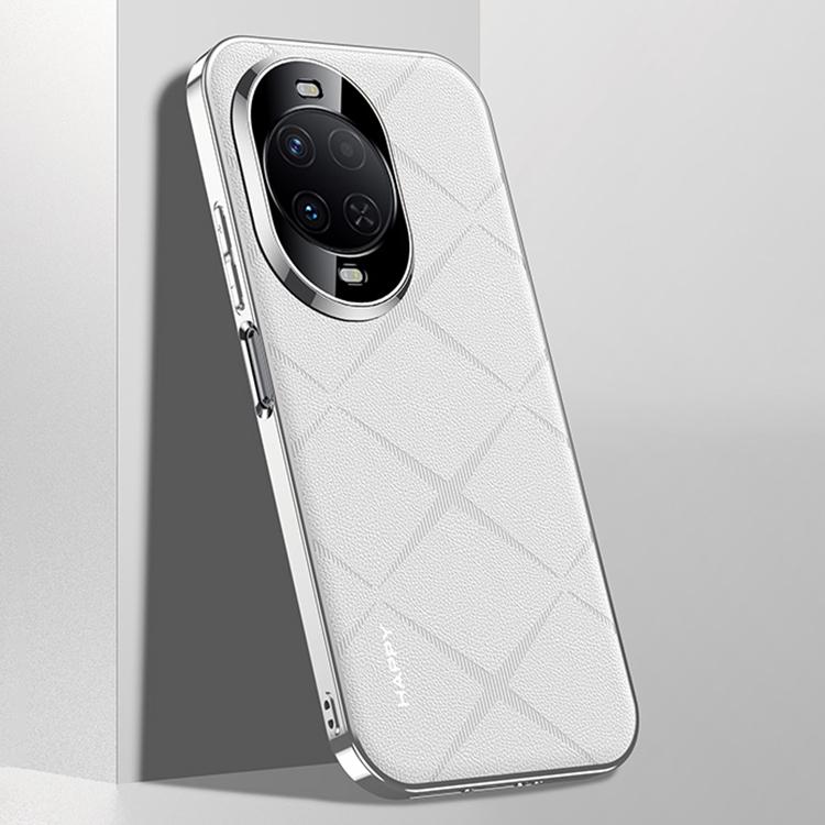 For Huawei nova 15 Plain Leather PC Phone Case