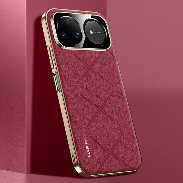 For Huawei nova 15 Pro Plain Leather PC Phone Case
