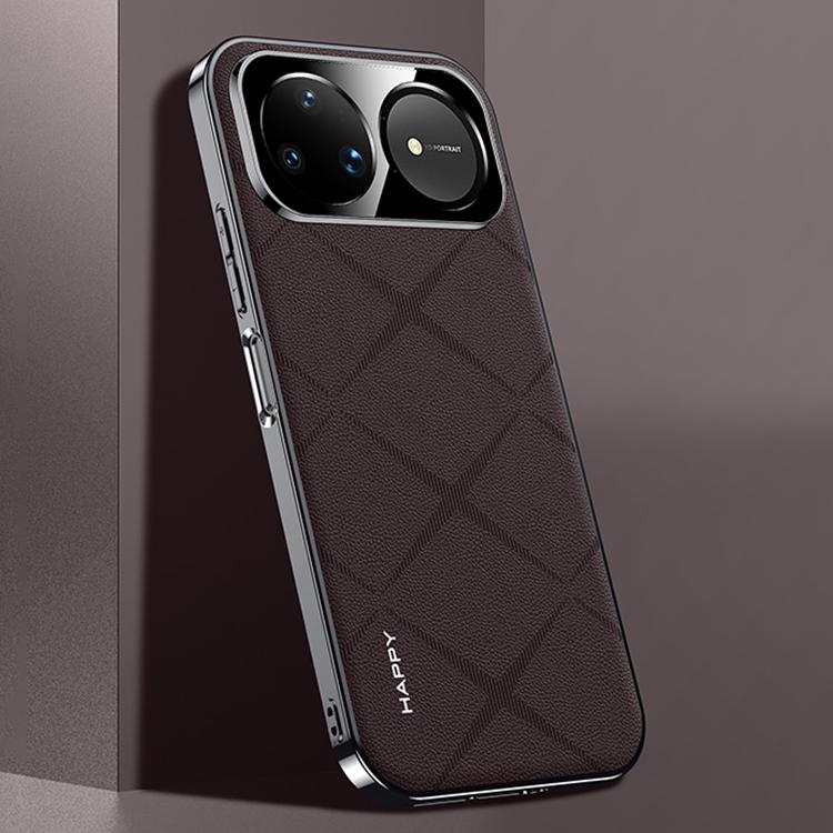 For Huawei nova 15 Pro Plain Leather PC Phone Case