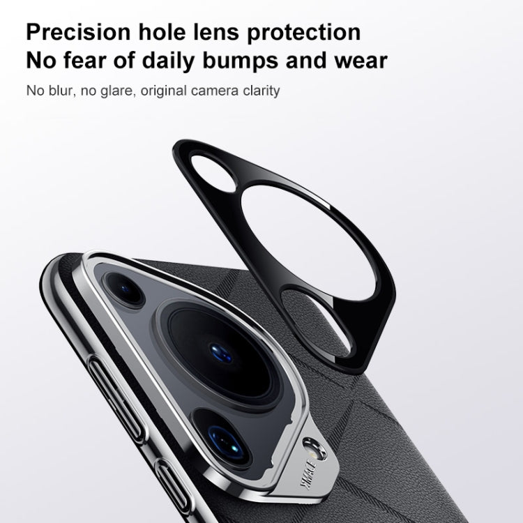 For Huawei Pura 70 Pro / Pro+ Plain Leather PC Phone Case