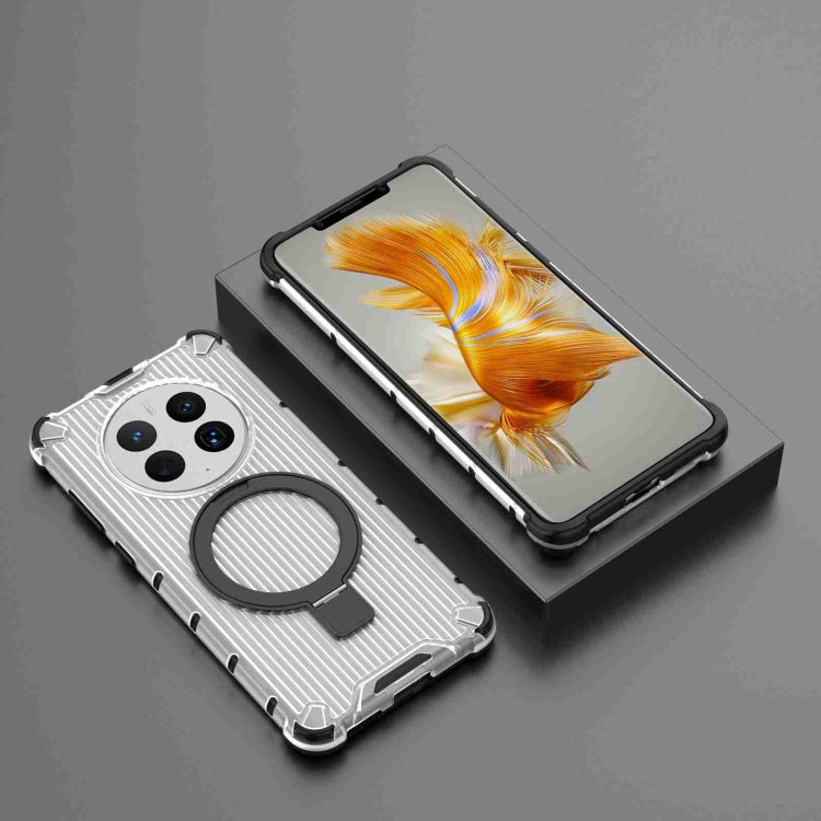 For Huawei Mate 50 Pro Grating Holder Shockproof Phone Case