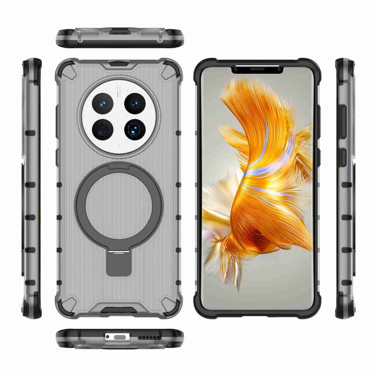 For Huawei Mate 50 Pro Grating Holder Shockproof Phone Case