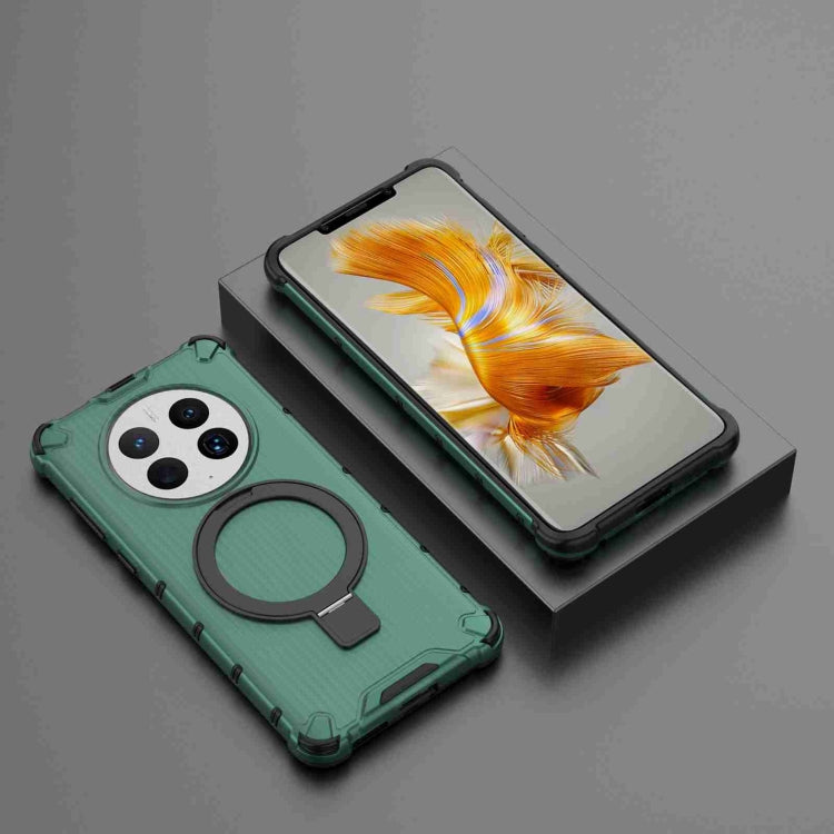 For Huawei Mate 50 Pro Grating Holder Shockproof Phone Case