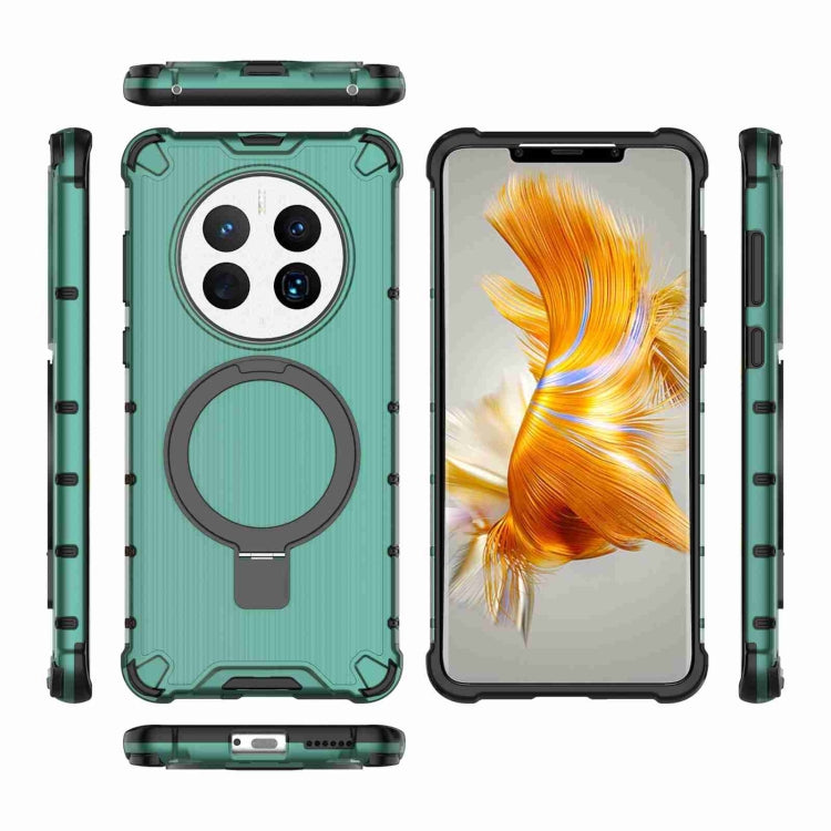 For Huawei Mate 50 Pro Grating Holder Shockproof Phone Case