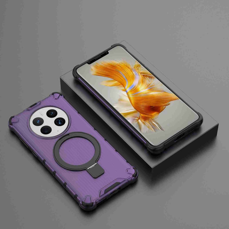 For Huawei Mate 50 Pro Grating Holder Shockproof Phone Case