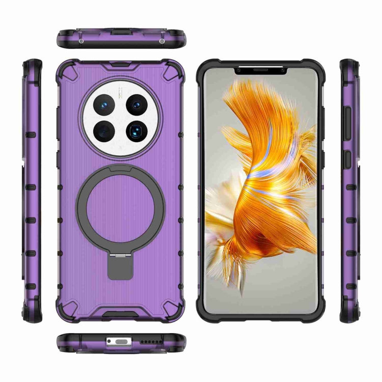 For Huawei Mate 50 Pro Grating Holder Shockproof Phone Case