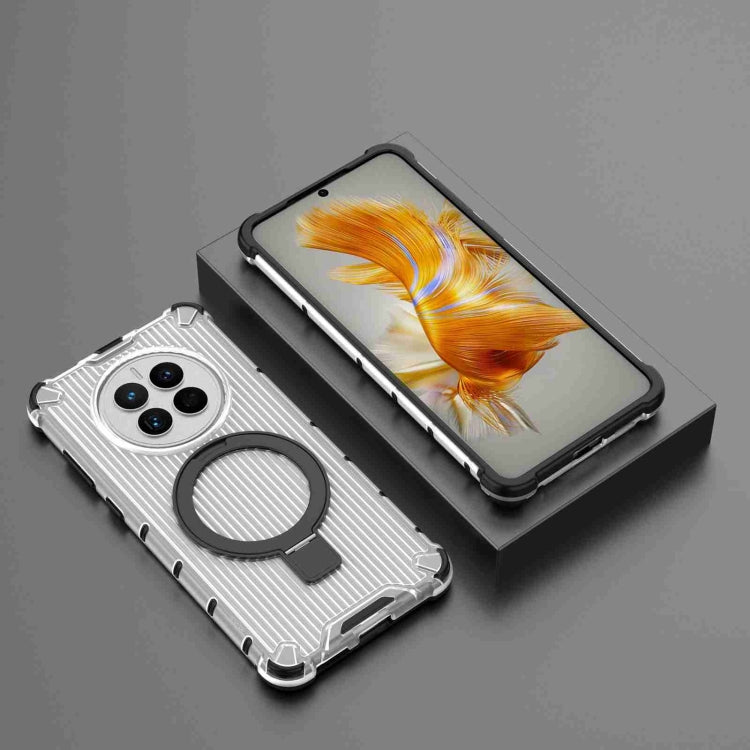 For Huawei Mate 50 Grating Holder Shockproof Phone Case