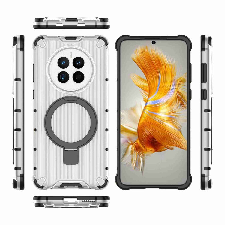 For Huawei Mate 50 Grating Holder Shockproof Phone Case