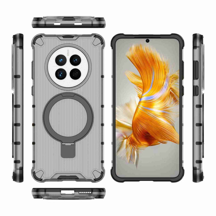 For Huawei Mate 50 Grating Holder Shockproof Phone Case