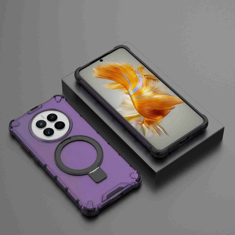 For Huawei Mate 50 Grating Holder Shockproof Phone Case