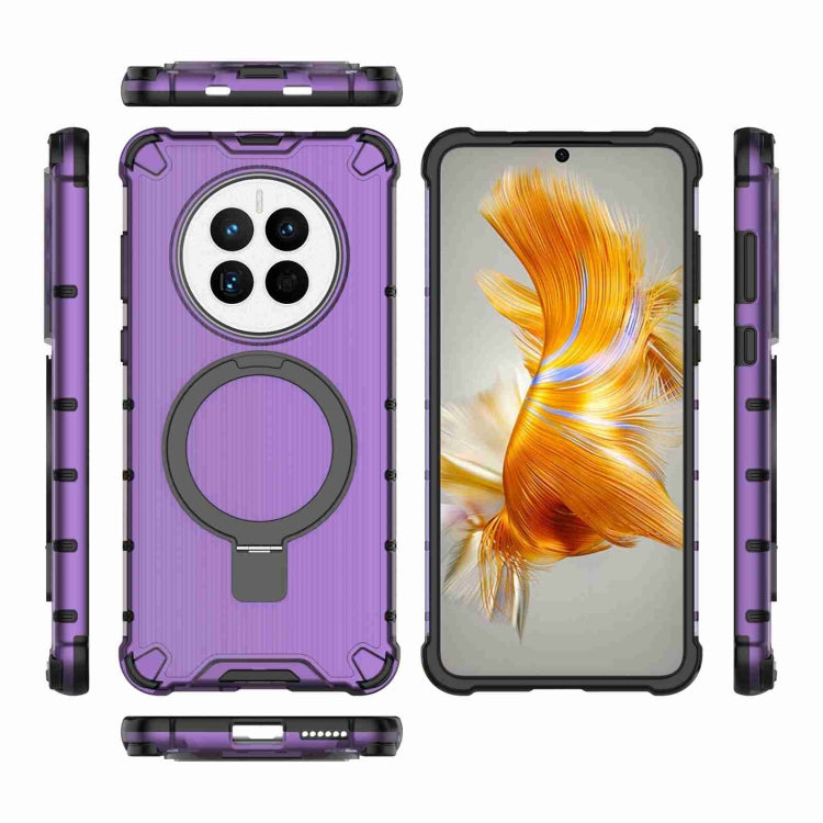 For Huawei Mate 50 Grating Holder Shockproof Phone Case
