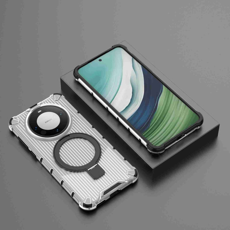 For Huawei Mate 60 Grating Holder Shockproof Phone Case