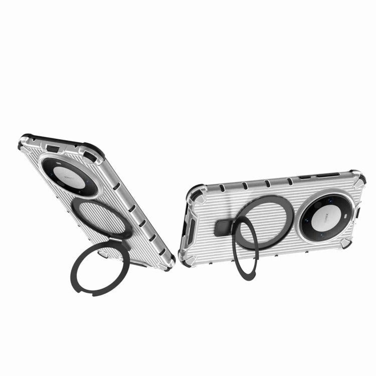 For Huawei Mate 60 Grating Holder Shockproof Phone Case