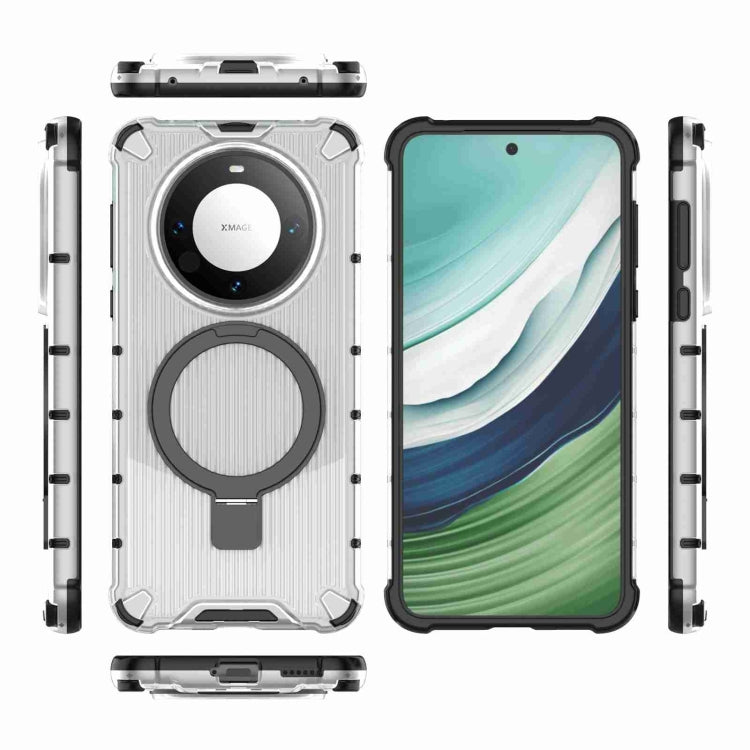 For Huawei Mate 60 Grating Holder Shockproof Phone Case