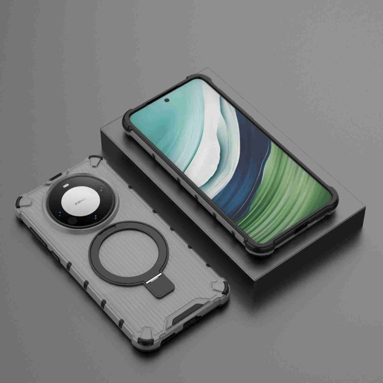 For Huawei Mate 60 Grating Holder Shockproof Phone Case