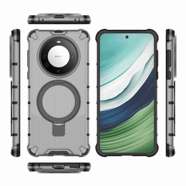 For Huawei Mate 60 Grating Holder Shockproof Phone Case