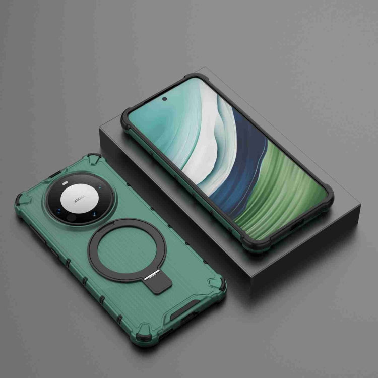 For Huawei Mate 60 Grating Holder Shockproof Phone Case