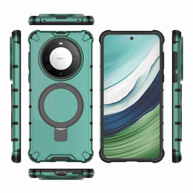 For Huawei Mate 60 Grating Holder Shockproof Phone Case