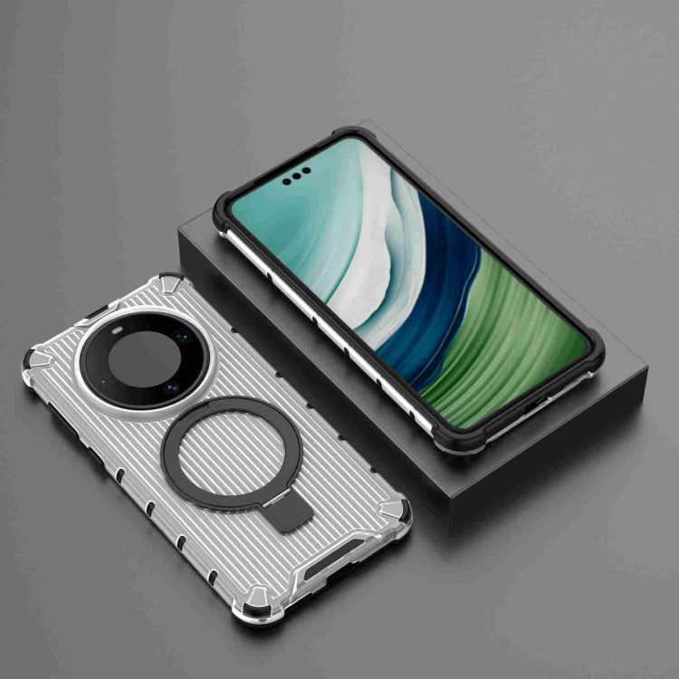 For Huawei Mate 60 Pro Grating Holder Shockproof Phone Case