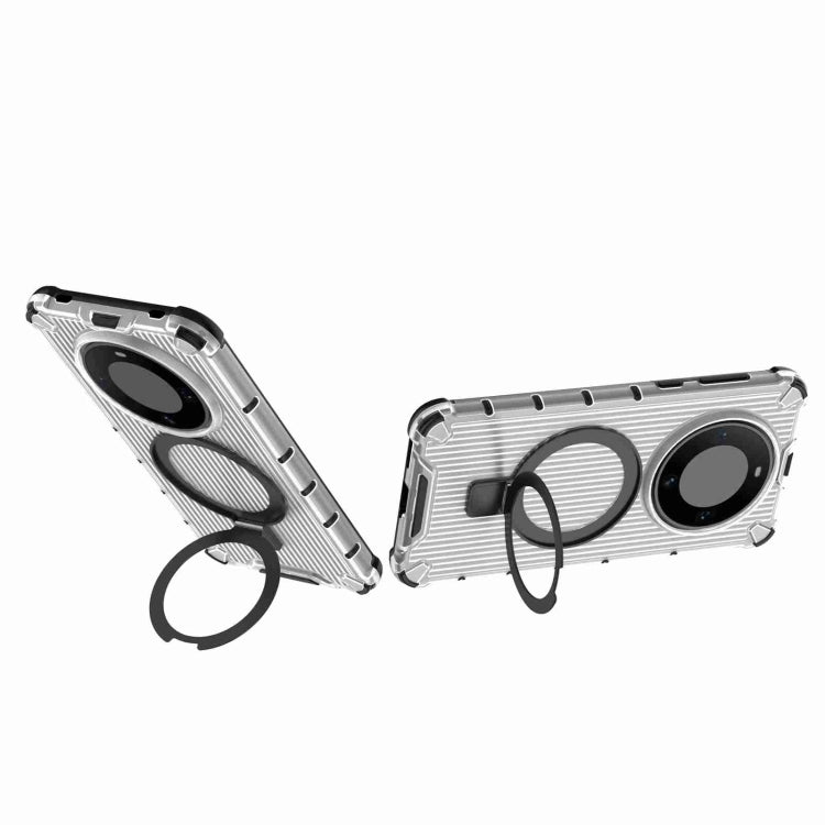 For Huawei Mate 60 Pro Grating Holder Shockproof Phone Case