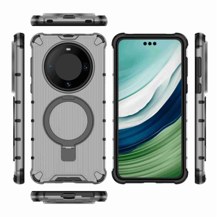 For Huawei Mate 60 Pro Grating Holder Shockproof Phone Case