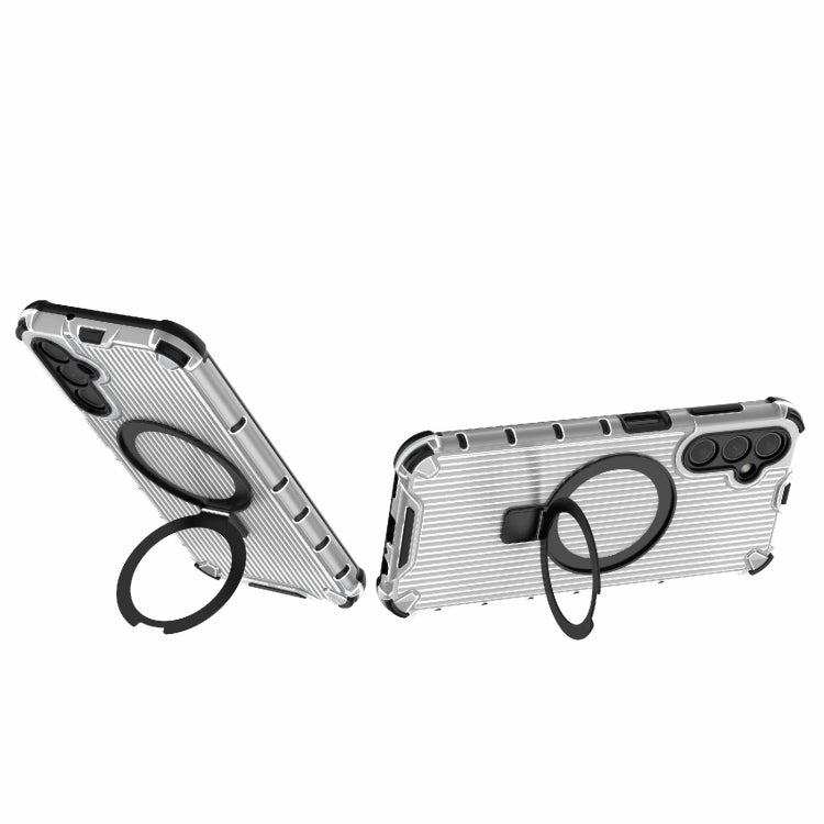 For Samsung Galaxy A14 4G Grating Holder Shockproof Phone Case