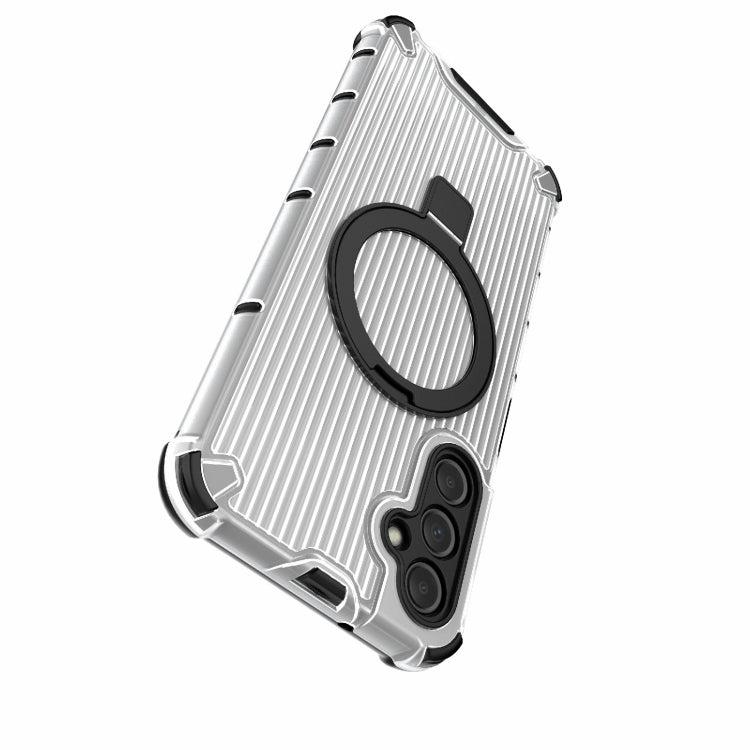 For Samsung Galaxy A14 4G Grating Holder Shockproof Phone Case