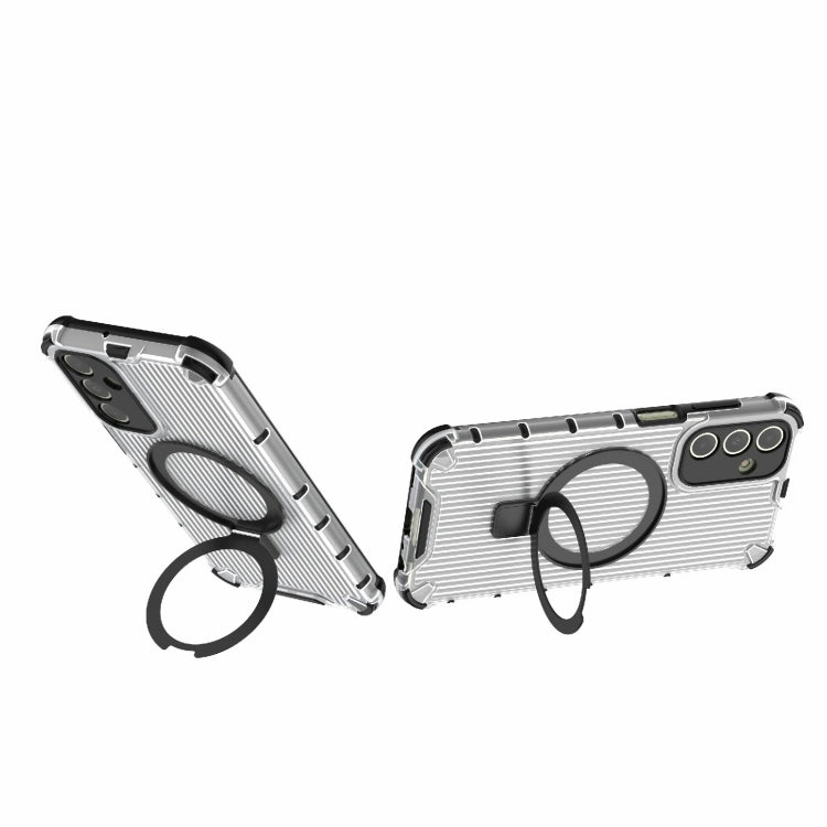 For Samsung Galaxy A15 Grating Holder Shockproof Phone Case