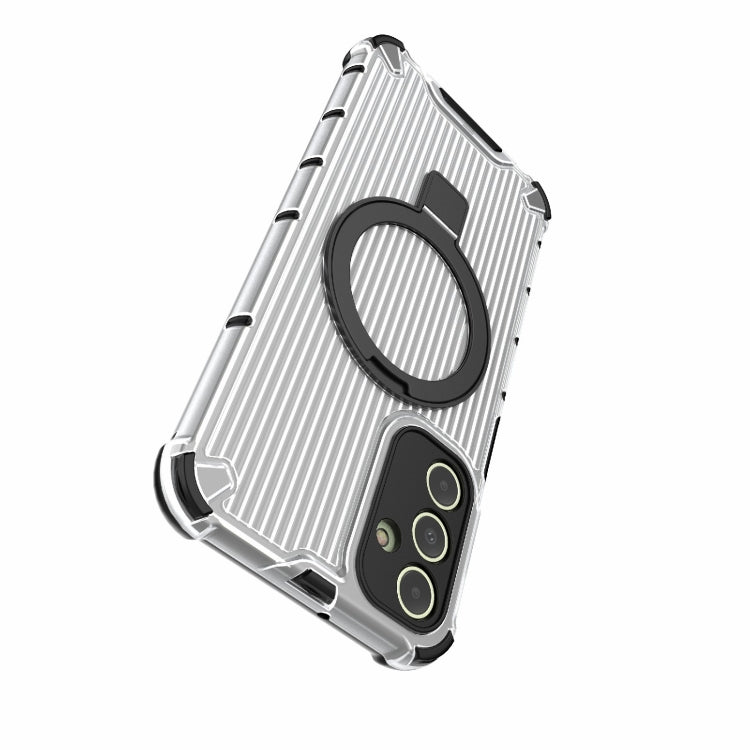 For Samsung Galaxy A15 Grating Holder Shockproof Phone Case