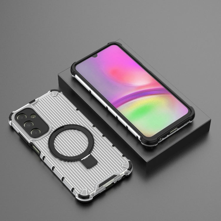 For Samsung Galaxy A25 4G Grating Holder Shockproof Phone Case