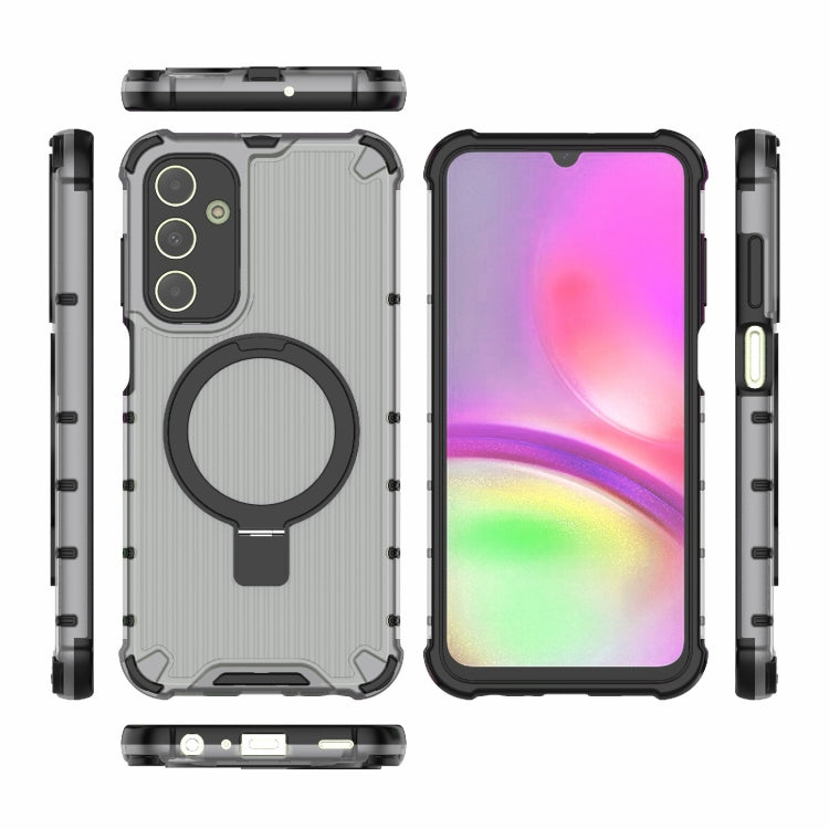 For Samsung Galaxy A25 4G Grating Holder Shockproof Phone Case