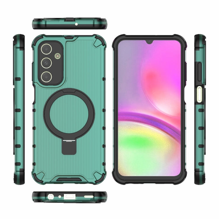 For Samsung Galaxy A25 4G Grating Holder Shockproof Phone Case