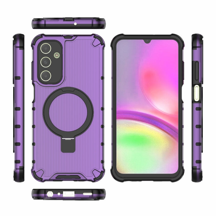 For Samsung Galaxy A25 4G Grating Holder Shockproof Phone Case