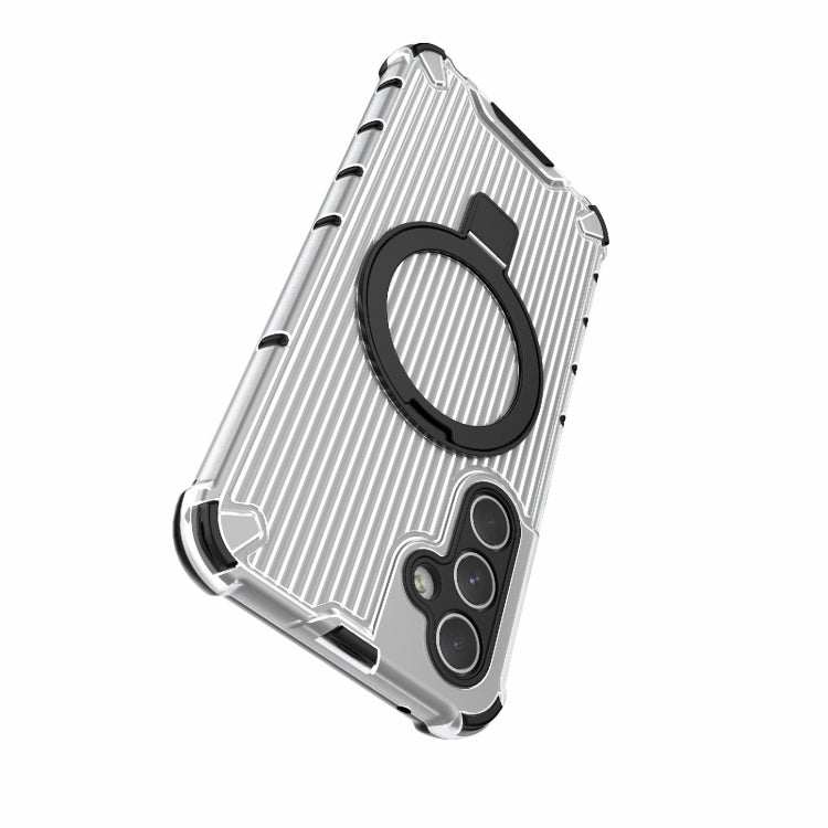 For Samsung Galaxy A54 5G Grating Holder Shockproof Phone Case