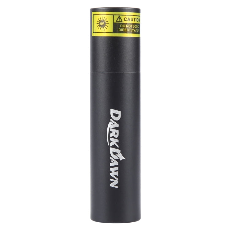 V4-365 Black Lens 365nm Ultraviolet Ray Detection Flashlight - Black